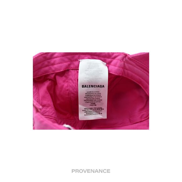 🔴 Balenciaga Embroidered Logo Cap - Washed Pink - Picture 9 of 12